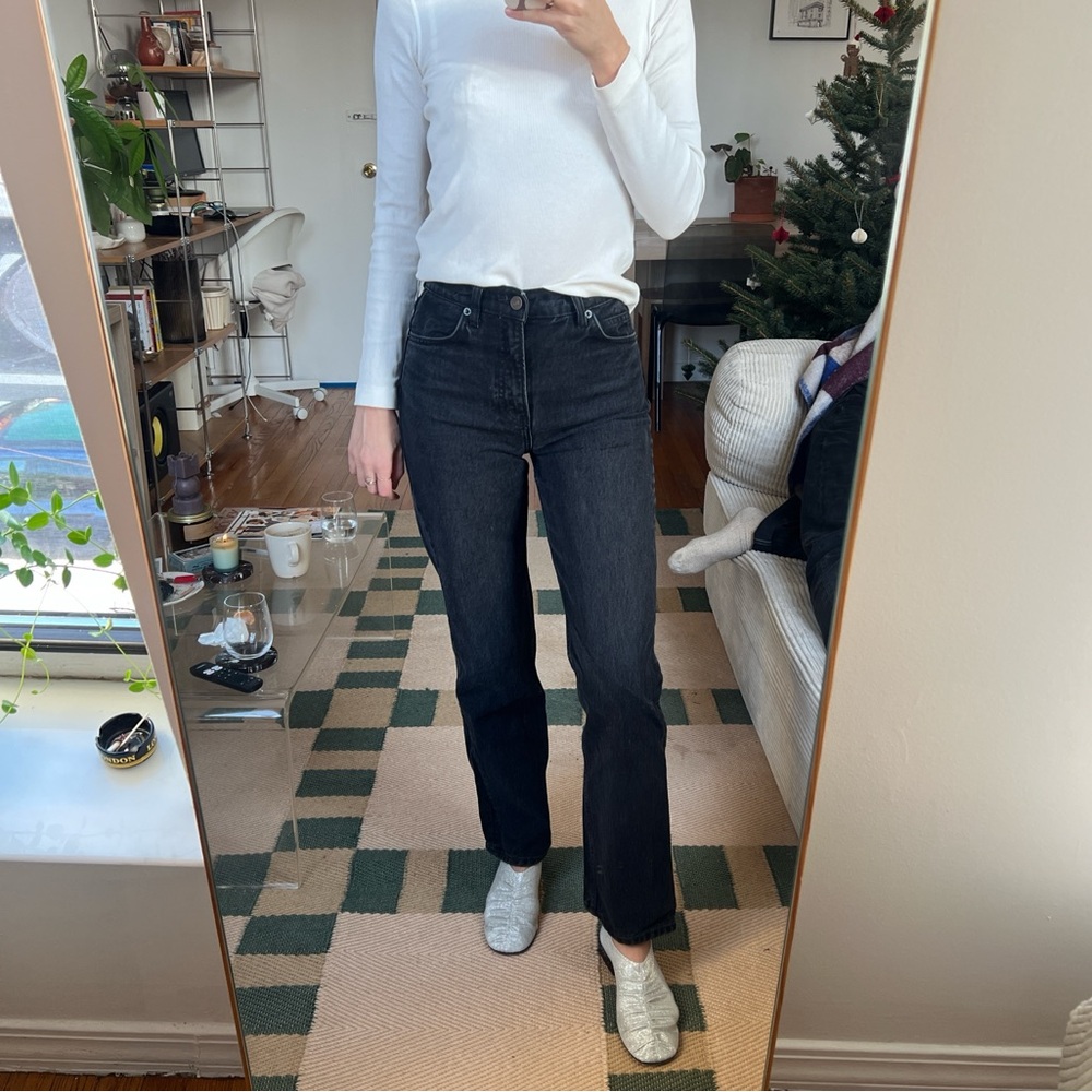 Reformation Abby Black Jeans